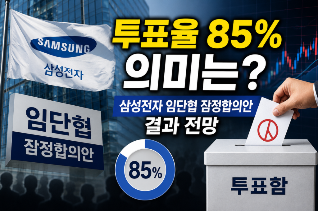 “투표율 85% 의미는” 삼성전자 임단협 잠정합의안 결과 전망 2 “투표율 85% 의미는” 삼성전자 임단협 잠정합의안 결과 전망